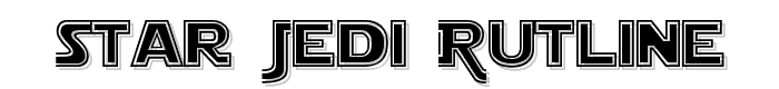 Star Jedi Outline font